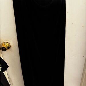 Chico's Black skirt with a slit on one side Sheath Maxi Dress
